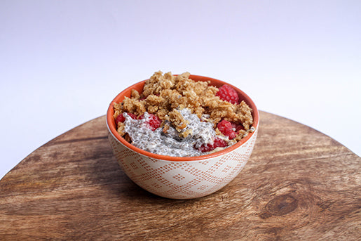 Overnight PB&amp;J Chia Seed Pudding | Bobo's Recipes