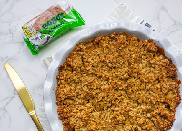 Coconut Apple Crisp
&ndash; Bobo's