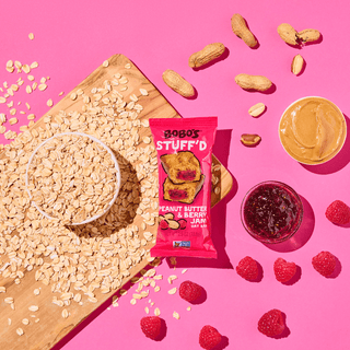 Peanut Butter & Berry Jam Stuff'd Oat Bar