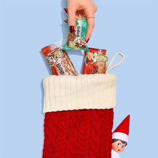 Oat bite in a stocking
