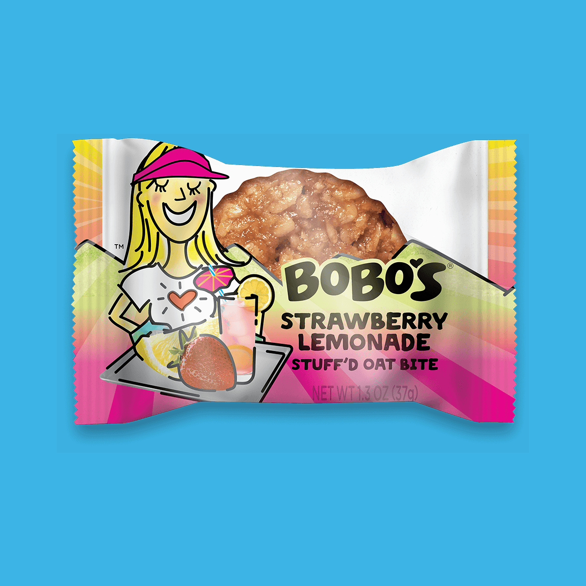 Strawberry Lemonade Stuff'd Oat Bites