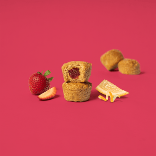 Strawberry Lemonade Stuff'd Oat Bites