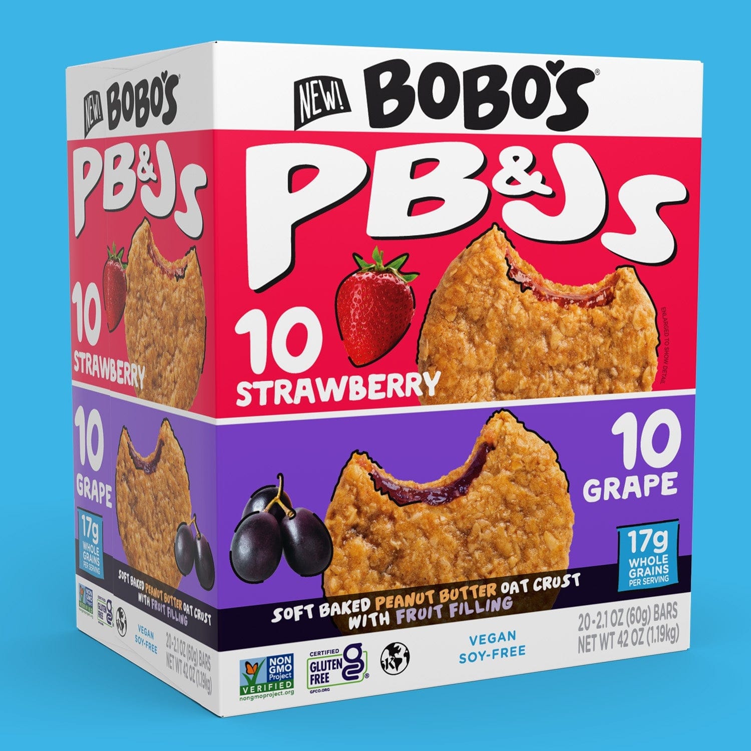 Bobo's PB&J Oat Snacks Variety Pack