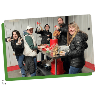 Bobo's members lending a helping hand