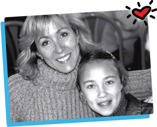 Photo of Beryl Stafford and her daughter "Bobo"