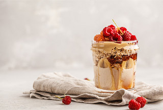 Peanut Butter and Jelly Overnight Oats