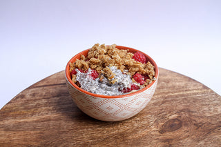 Overnight PB&J Chia Seed Pudding