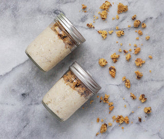 Peanut Butter Stuff'd Oatmeal Crumble Parfait