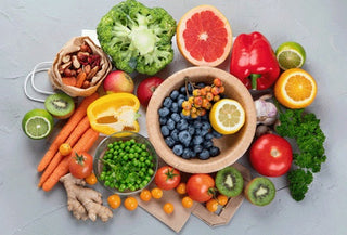 Pile of Brain-Healthy Fruits and Vegetables