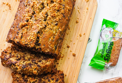 Coconut Granola Chocolate Chip Banana Bread