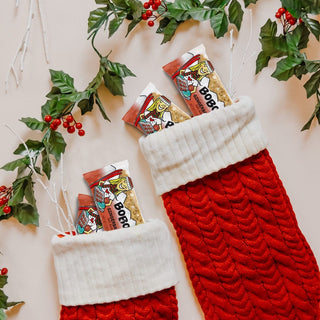 Oat bar in stocking