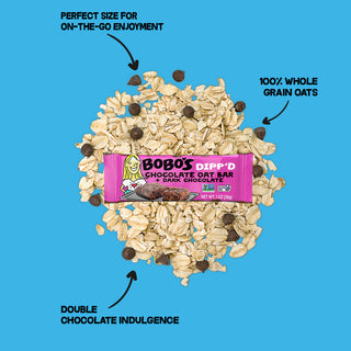 Bobo's Dipp'd Chocolate Oat Bar + Dark Chocolate