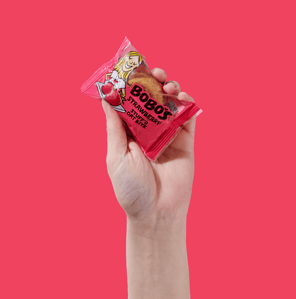 Strawberry Stuff'd Oat Bites | Gluten Free Snacks | Bobo's