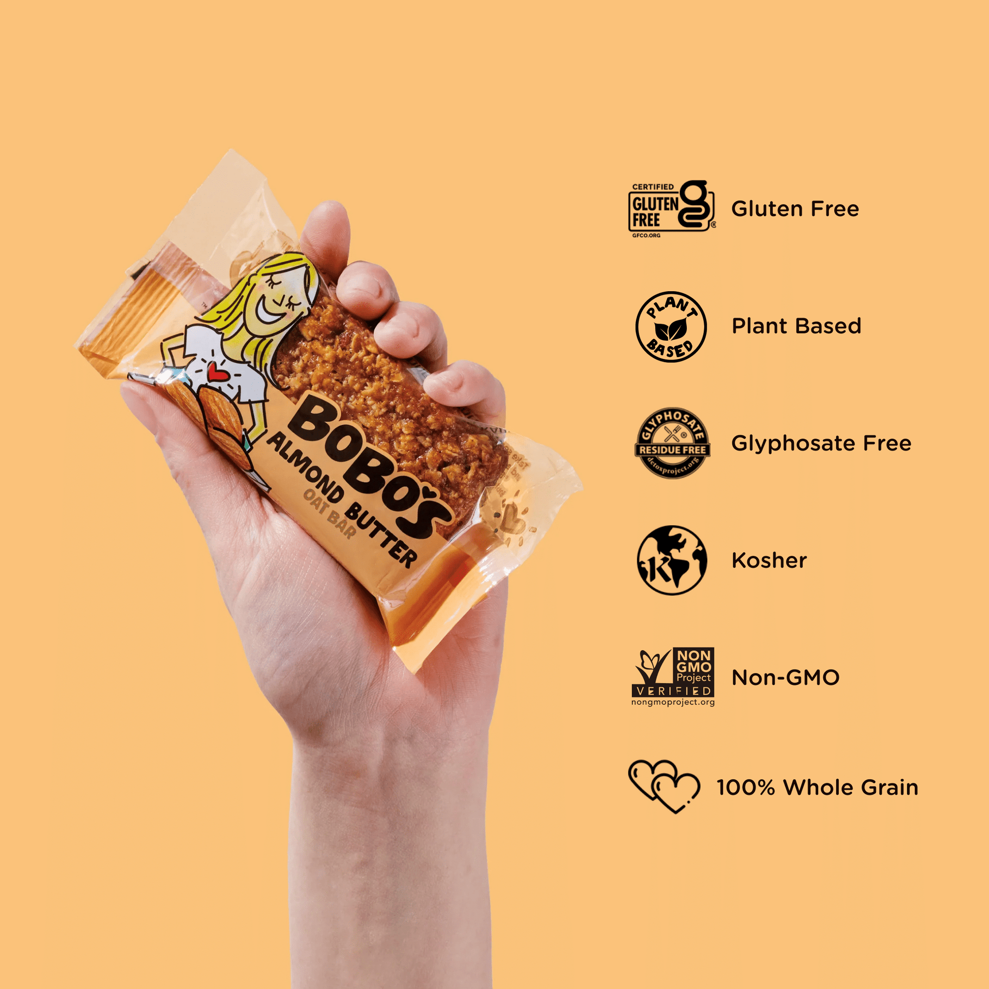 Almond Butter Oatmeal Bar