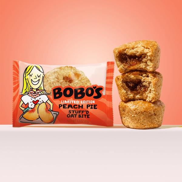 Peach Stuff'd Oat Bites | Gluten Free Snacks | Bobo's
