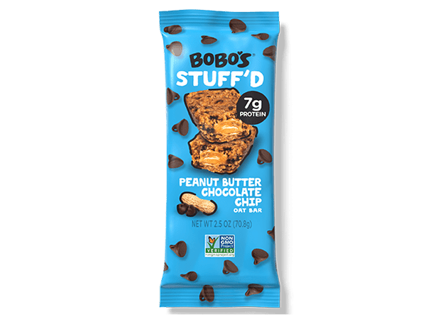 Peanut Butter Chocolate Chip Stuff'd Oat Bar