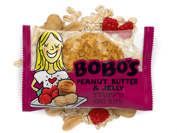Peanut Butter & Jelly Stuff'd Oat Bites