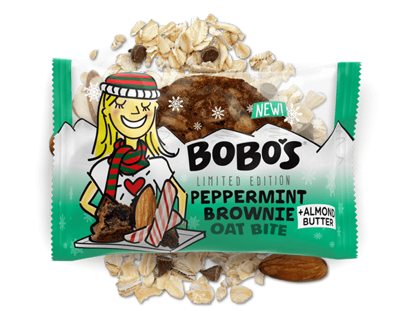 Peppermint Brownie Oat Bites